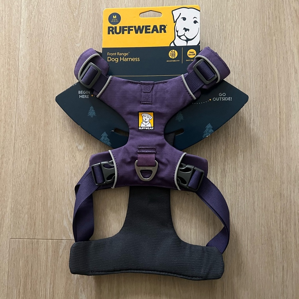 Ruffwear Frontrange Dog Harness Purple Sage Medium NEW